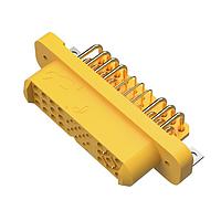 Amphenol Positronic GFSH02F4B Connectors Mixed Density Power Connector,21 size 16 and 12 size 20 contacts,Socket (Female),Right Angle Solder