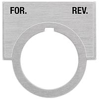 SIEMENS 52NL31 Legend Plate, Forward-Reverse ACCESSORY, LEGEND FORWARD-REVERSING