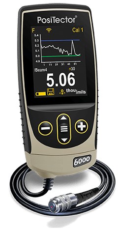 Screen printing thickness measurement with PosiTector 6000 FS