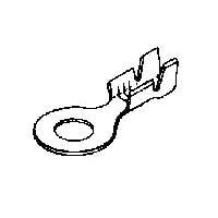 AMP Connectors - TE Connectivity 40725 (Cut Strip) Ring RING 18-14 10 .030 Cut Strip of 100