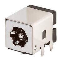 Same Sky (formerly CUI Devices) PJ-106BH-TR Receptacles 2.5 x 5.3 mm, 7.0 A, Horizontal, Through Hole, Shielded, Dc Power Jack