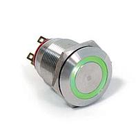 E-Switch PV4K2T0S9 Anti-Vandal Switches Illuminated, Sealed Anti-vandal switch