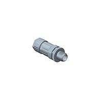 Amphenol LTW M12D-04BMMA-SL8001 Straight M12 Circular Metric Connector, D Code, Metal, 4A, 04 pins, Male Connector, Male Contact, Straight, Screw Thread, Solder, Field Installable, F4.5 - F6.5mm, IP68 Mated