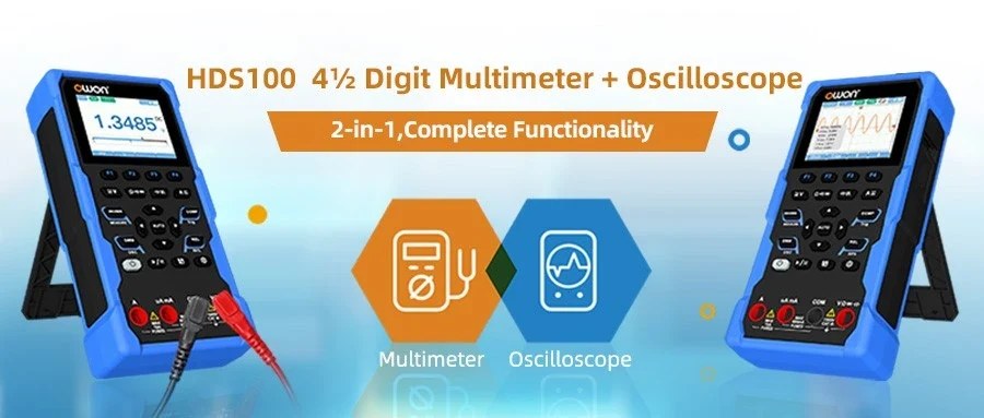 OWON HDS120 oscilloscope multimeter
