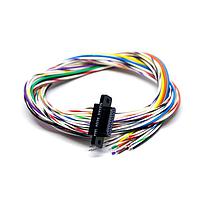 Glenair MWDM4L-21P-4K5-18B Micro-D D-Sub Connectors MICRO D PREWIRED CON 21CNT PIN #24AWG