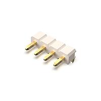 GCT (Global Connector Technology) BG303-04-A-0300-L-G Headers 4w, 2.54mm Pth Header, SIL, TH, Horiz, GF, LCP Natural, Box