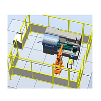 DOLANG DLRB-1410B Robot Machine Loading and Unloading Training System