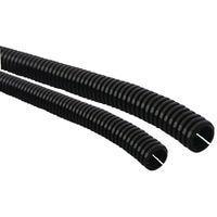 Essentra Components CS002A Cable Conduit SPLIT CONDUIT:PP BLACK
