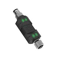 Banner Engineering LC25T-AL2RGQ Sealed LC25T Light Controller; 2-Color Touch Sensor; Voltage: 10-30 V dc; 4 A; Environmental Rating: IP66, IP67; Colors: Red Green; ON/OFF; 4-pin M12 Male-Female Integral QDs