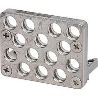 Amphenol SV Microwave 9311-80024 Aluminum Plug-In Modules SMPM 14 PORT ALUMN PLUG-IN