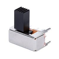 Same Sky (formerly CUI Devices) SLW-1411565-9A-RA-S-D Slide Switch 14 x 11 x 6.5 mm, 9 mm Raised Slide Actuator, Right Angle, Through Hole