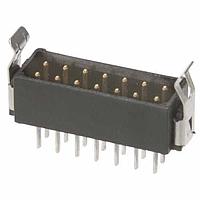 Harwin M80-8671605 Headers MALE VERT PC TAIL 2X8 GLD LATCHED