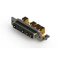EDAC 630-9W4-640-5NB Mixed Contact D-Sub Connectors Right-angle Power Combo D-Sub Connector