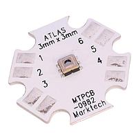 Marktech Optoelectronics MTSM1346SMF1-100S PIN Photodiodes 1700nm InGaAs PIN PD on Starboard 1.0 AA 3mmx3mm SMD Flat Lens