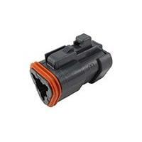 DEUTSCH - TE Connectivity DT06-3S-E005 3-Way 3P PLUG, E005 MOD Black