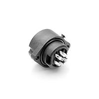 Amphenol Tuchel C016 30G006 100 12 Receptacles 6+PE FEM RECEPT BLK SOLDER SILVR CONTACT