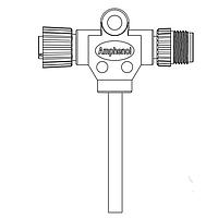 Amphenol LTW PS-040400-MF0-TSA02 Sensor Cables / Actuator Cables M12P CONN MF CONN MF PIN