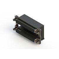 EDAC 662-037-364-009 Dual Port D-Sub Connectors Right-angle Dual Port D-Sub Connector