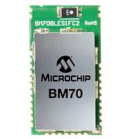Microchip Technology BM70BLE01FC2-0B04AA USB Adapter Bluetooth BLE Module, Unshielded, No Antenna, 12x15mm, Industrial Temp