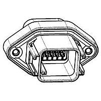 DEUTSCH - TE Connectivity DTV02-18PA 18-Way DTV RECP ASM