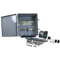 Lantronix OCA-1BA101 Racks & Rack Cabinets CABINET BUNDLE, 582 SWITCH, 25160 PS, FMK, POLE MNT