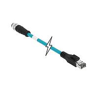 Molex 1300480308 Ethernet Cables / Networking Cables MIC 4P M/MP ST/RJ45 D-CODED 20M
