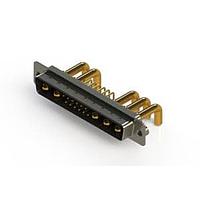EDAC 629-17W5250-4N2 Mixed Contact D-Sub Connectors Right-angle Power Combo D-Sub Connector