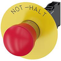 SIEMENS A6X30143151 Push-Pull EM. STOP MUSHROOM PUSHBUTTON. 40MM. RED