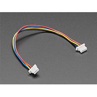 Adafruit 4483 Discrete Wire Cable Assemblies 5-pin JST ESLOV to 4-pin JST SH STEMMA QT / Qwiic Cable - 100mm long
