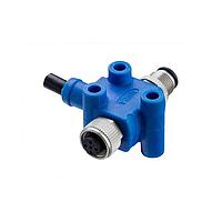 Amphenol LTW HMC-050500-FM0-TSA05 Sensor Cables / Actuator Cables NMEA 2000, T Cable, Metal, 4A, 05 pins, Screw Thread, (End 1) Female Female, (End 2) Male Male, Length 5000mm, IP68