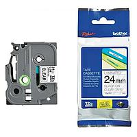 BROTHER TZe-151 24mm TZe-Tape Black on Clear