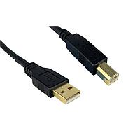 Qualtek Electronics 3021019-16 USB 2.0 A-B 24 AWG 16' BLK USB 2.0