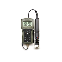 HANNA HI9829-12102 Multiparameter pH/ISE/EC/DO Waterproof Meter with GPS (0.00 ~ 14.00 pH; Cable 10m; GPS; Logging)