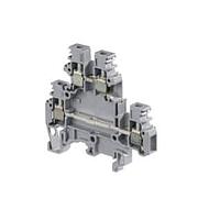 Entrelec - TE Connectivity 1SNA105047R2400 DIN Rail Terminal Blocks M4/6.D2