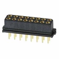 Harwin M80-8501645 Socket Assembly 8+8 POS DIL FEMALE VERT GOLD
