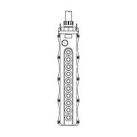 Molex 1301260322 Emergency Stop 5060 W/(8) 505SW-1N0NC,505SS-2,3NC