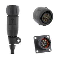 Eaton Souriau-Sunbank UTS6V1412S06FT00 Sensor Cables / Actuator Cables Female Plug 16 AWG Single Ended 6FT