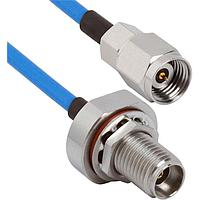 Amphenol SV Microwave MS24-085-P12DSMPM-120 RF Cable Assemblies 2.4mm STR M to SMPM (Size 12) 12"Cable