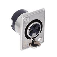 Deltron 702-0300 Panel Sockets NIKL/SILV PANEL 3C