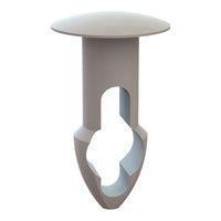 Essentra Components 27KY2500437 Keyhole Rivet Keyhole Rivet, .250 Hole, .437 Panel Thk