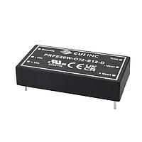 CUI Inc PRFE20W-O72-S12N-D Isolated dc-dc isolated, 20 W, 8.5-160 Vdc input, 12 Vdc, 1.67 A, neg logic, single regulated output, DIP