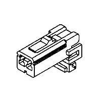 AMP Connectors - TE Connectivity 174463-2 Housings HSG PLG 1X02P F/H
