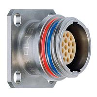 LEMO EDS.2M.308.XLC Connectors 8P MALE CRIMP RED FIXED RCPT SQ FLANGE