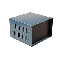 Hammond Manufacturing 1458C4 Instrument Steel Instrument Box 6x4x6" Black/Solid