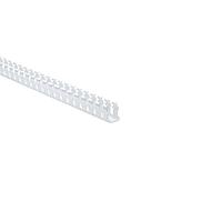 HellermannTyton 181-11507 Slotted Wall Wiring Duct Slotted Wall Wiring Duct, 1" x 1.5", Non-Adhesive, PVC, White, 120ft/Carton