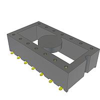 Samtec ICF-314-T-O-TR IC & Component Sockets .100" Surface Mount Screw Machine DIP Socket
