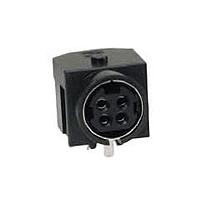 Kycon KPJXHT-4S-S Receptacles 4P HIGH TEMP R/A JACK SHIELDED