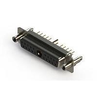 EDAC 628-21W1224-5T6 Mixed Contact D-Sub Connectors Vertical Combo Dsub