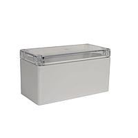 Bud Industries PN-1333-AC PCB Enclosure IP68 NEMA 6P Box with Clear Cover (6.3 X 3.2 X 3.4 In)