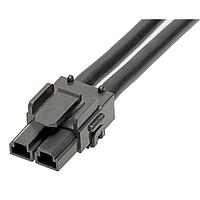 Molex 36924-0210 Specialized Cables MINIFIT-SR 2 CIRCUIT 1000MM